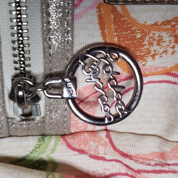 COACH Poppy Signature Summer Large Bag Purse Spacious Zipper closure EUC - Picture 2 of 16